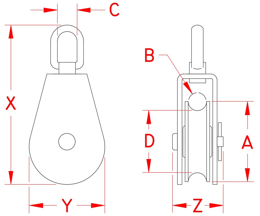 Stainless Steel Swivel Block, S0403-0025, S0403-0038, S0403-0050, S0403-0050-W